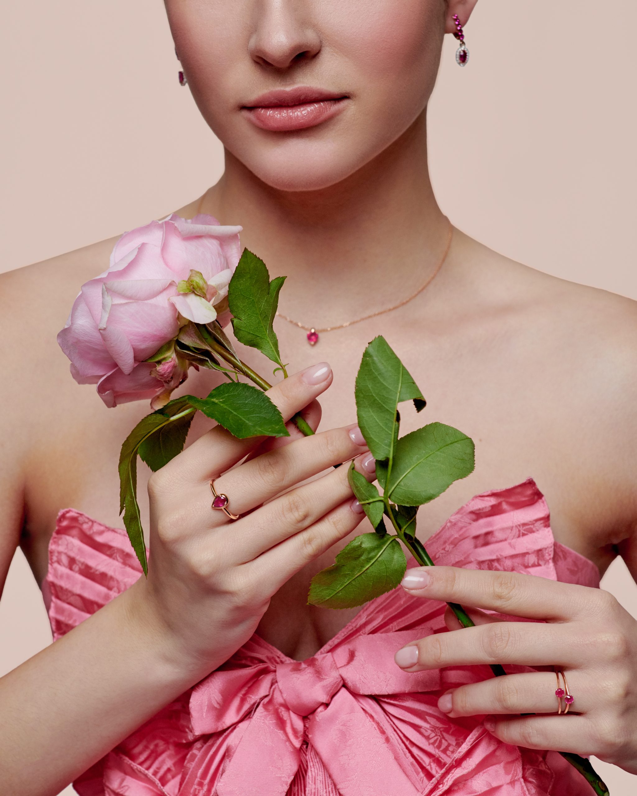 Elegant nail spa detail